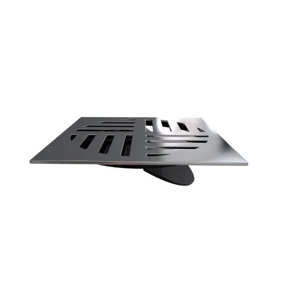GRELHA COM FECHO AUTOMÁTICO QUADRADO 15CM CROMADO ESTRELA