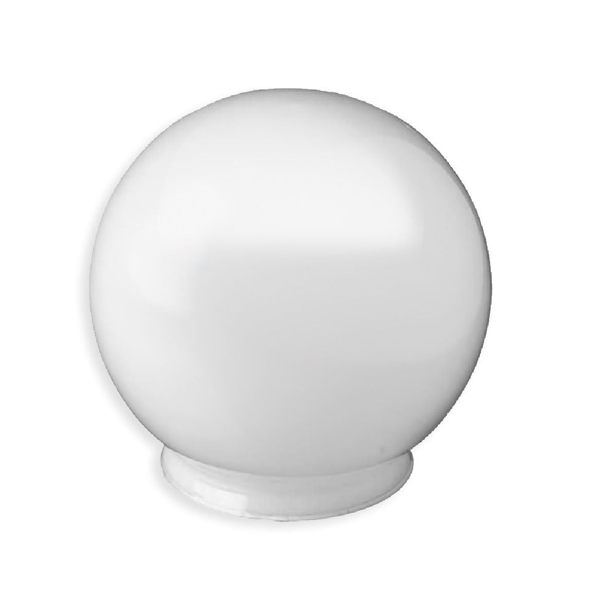 GLOBO DE VIDRO BOLA LEITOSA 10X20CM CELTA