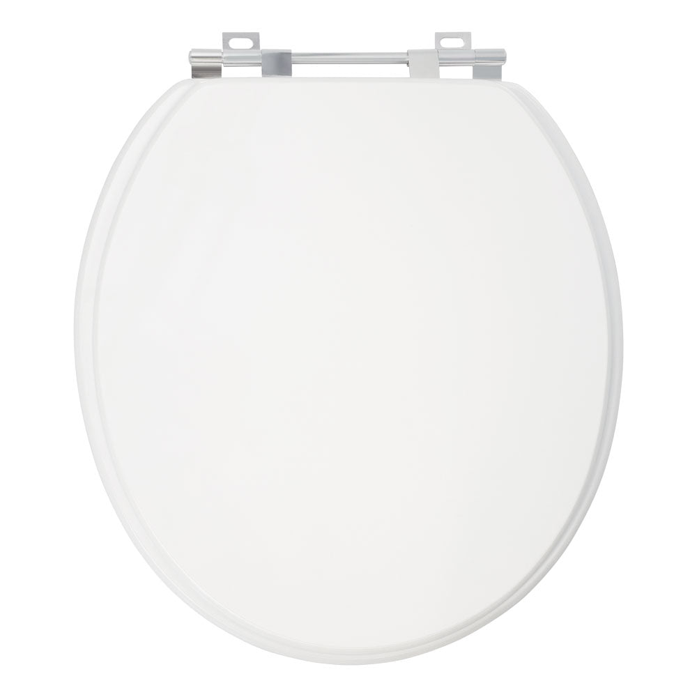 ASSENTO SANITARIO MDF LAQUEADO OVAL BRANCO ATLAS
