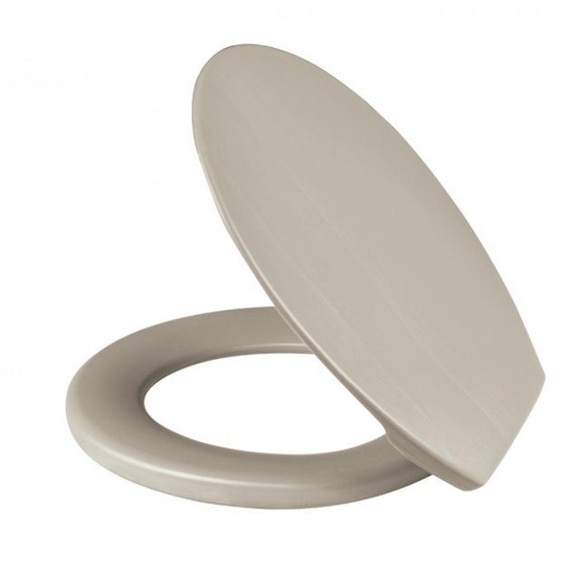 ASSENTO SANITÁRIO OVAL SOFT BEGE METASUL