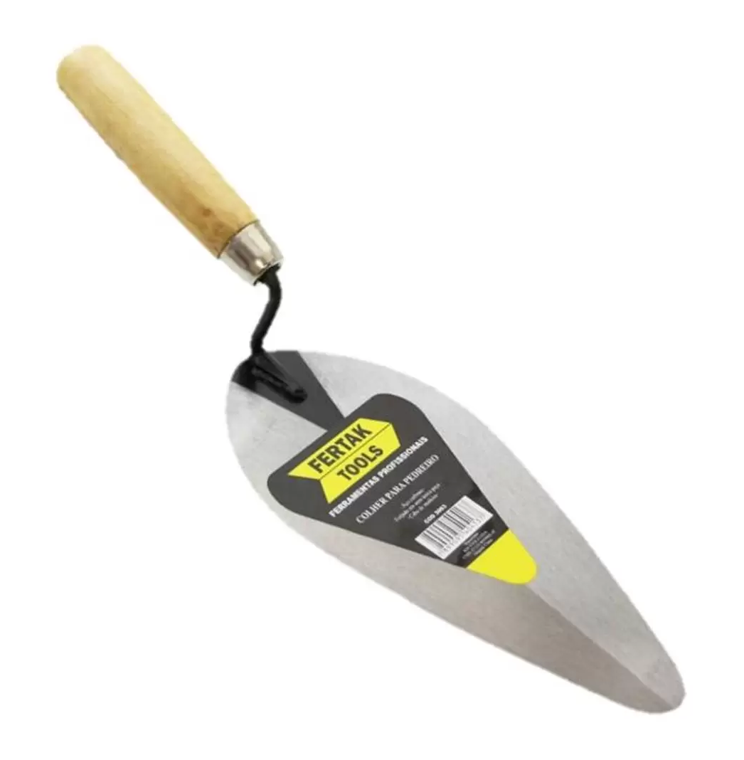 COLHER CANTO REDONDO 10" FERTAK TOOLS