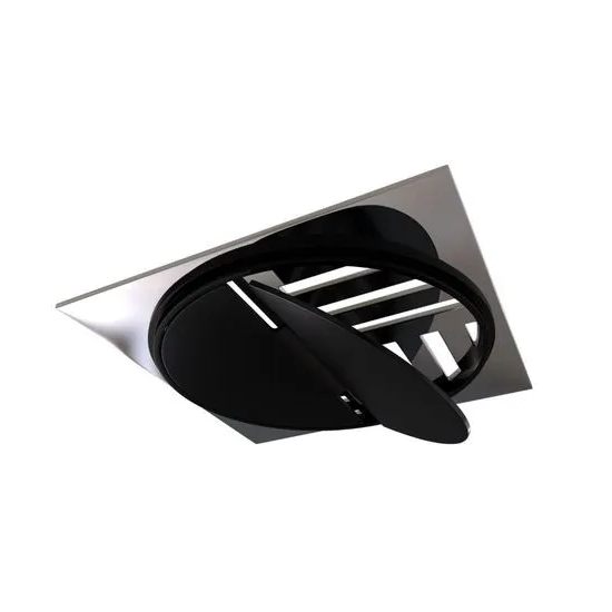 GRELHA COM FECHO AUTOMÁTICO QUADRADO 10CM CROMADO ESTRELA