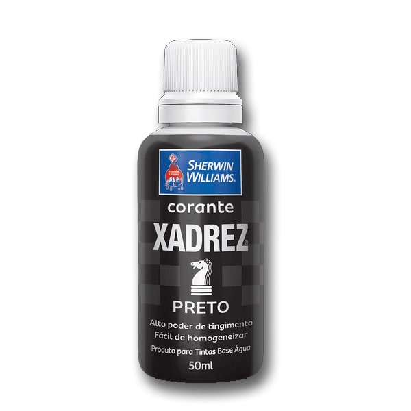 CORANTE LIQUIDO 50ML PRETO XADREZ*