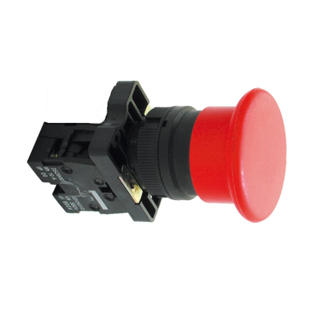 BOTÃO DE COMANDO COGUMELO VERMELHO JNG