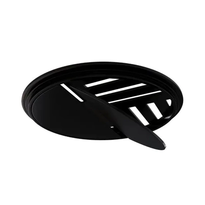 GRELHA COM FECHO AUTOMÁTICO REDONDO 15CM BRANCO ESTRELA