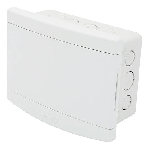CENTRAL PARA DISJUNTORES 6 NEMA 8 DIN BRANCO TIGRE