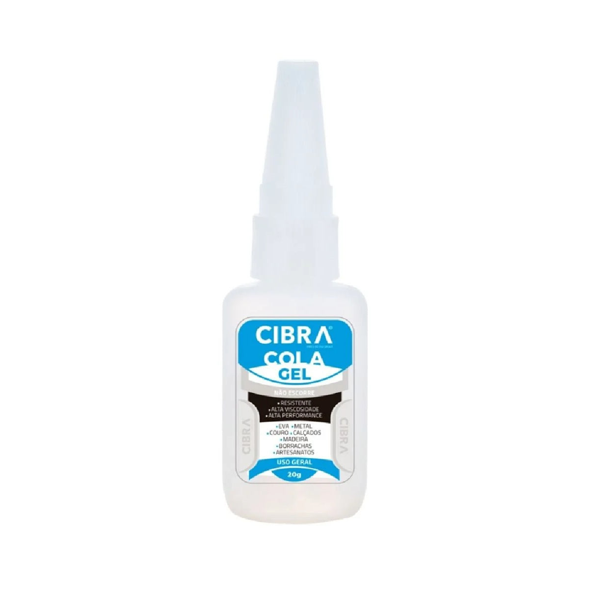 ADESIVO INSTANTANEO ALTA VISCOSIDADE GEL 20G CIBRA