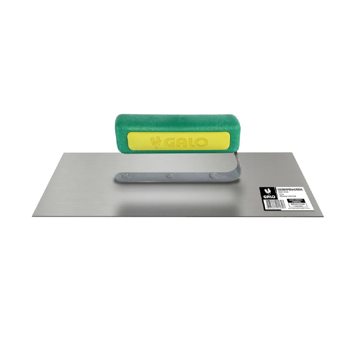 DESEMPENADEIRA DE AÇO INOX LISA CABO ABERTO 12X29CM GALO