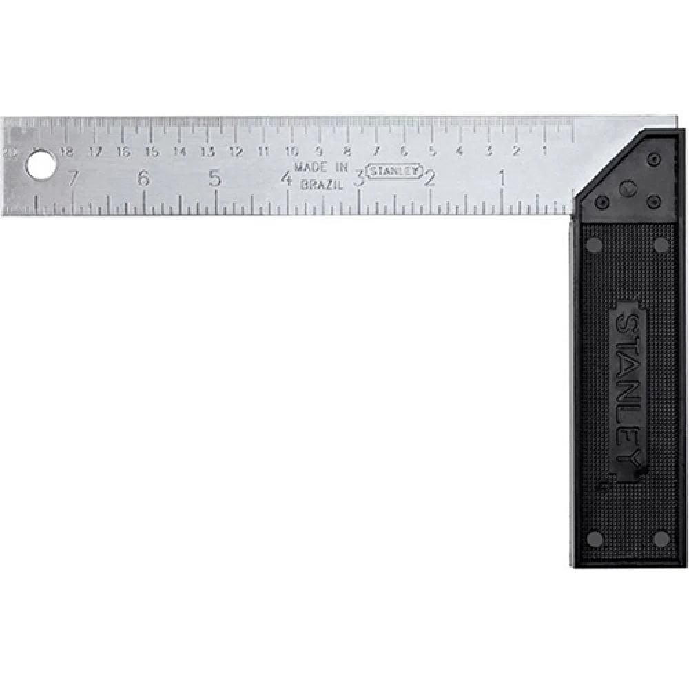 ESQUADRO DE AÇO CARBONO 08" 20CM STANLEY