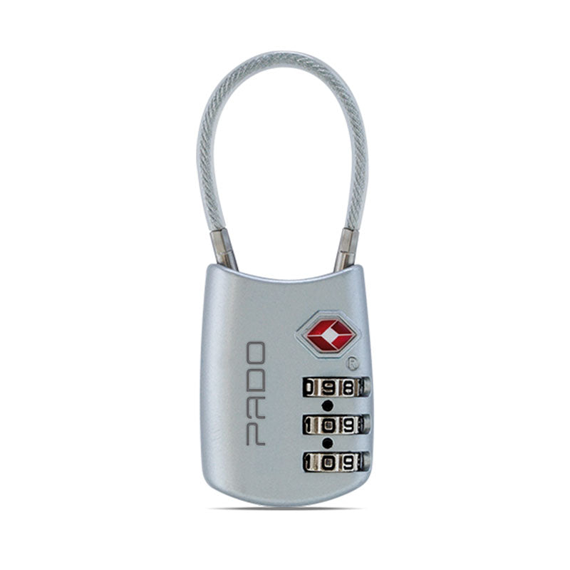 CADEADO HASTE FLEXIVEL SM PERSONAL 3 SEGREDOS PRATA PADO