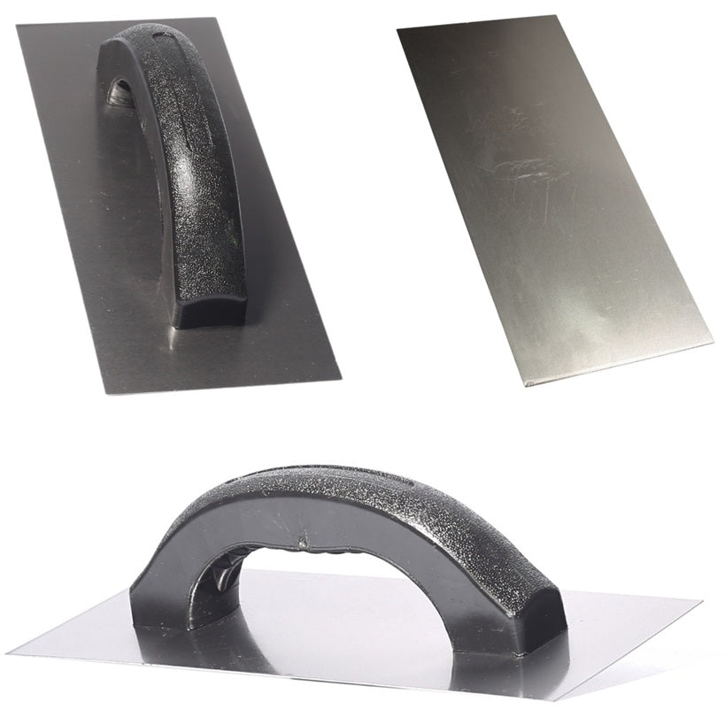 DESEMPENADEIRA DE AÇO LISA 10X25CM CABO REFORÇADO FERTAK TOOLS