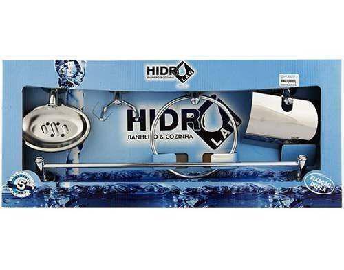 ACESSORIOS PARA BANHEIRO KIT 5 PECAS HIDROLAR