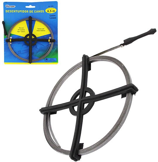 DESENTUPIDOR DE CANO DE ACO CARBONO 4,5M WESTERN