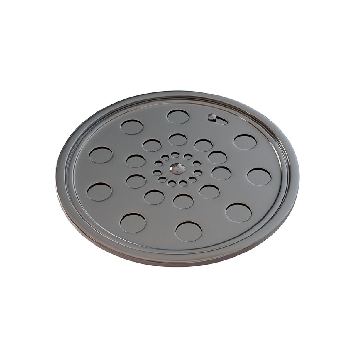 GRELHA REDONDA COM SUPORTE PREMIUM 10CM INOX ESTRELA