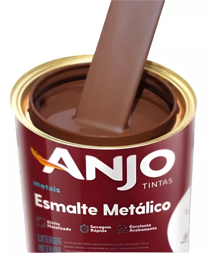 ESMALTE SINTÉTICO PREMIUM 900ML ACO CORTEN METALICO PLUS ANJO