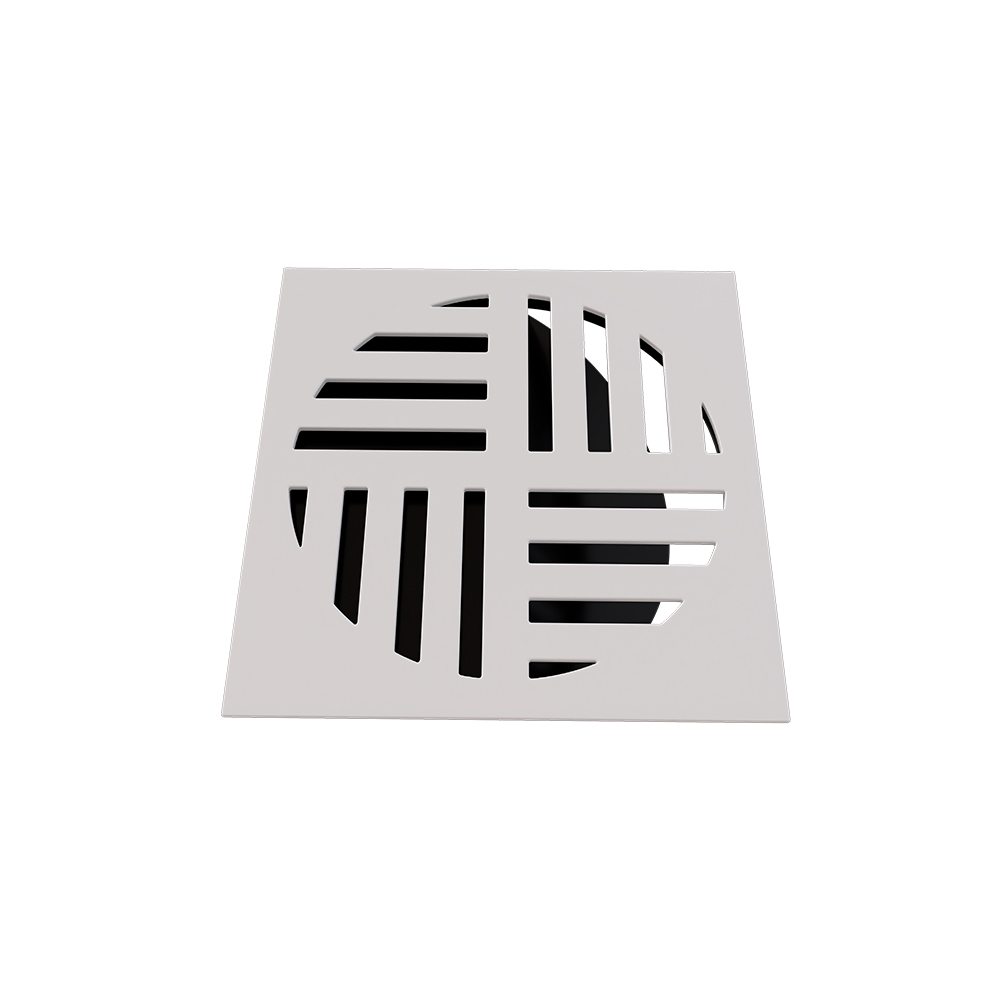 GRELHA COM FECHO AUTOMÁTICO QUADRADO 15CM BRANCO ESTRELA
