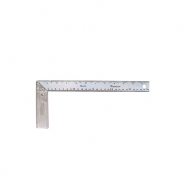 ESQUADRO ALUMINIO PREMIUM 10X25CM THOMPSON