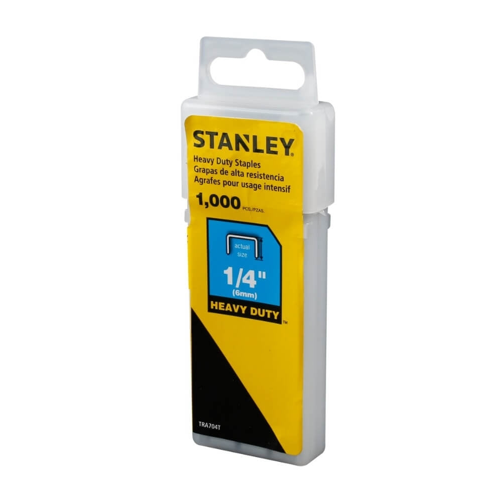 GRAMPO HEAVY DUTY 6MM 1/4" 1000 GRAMPOS STANLEY