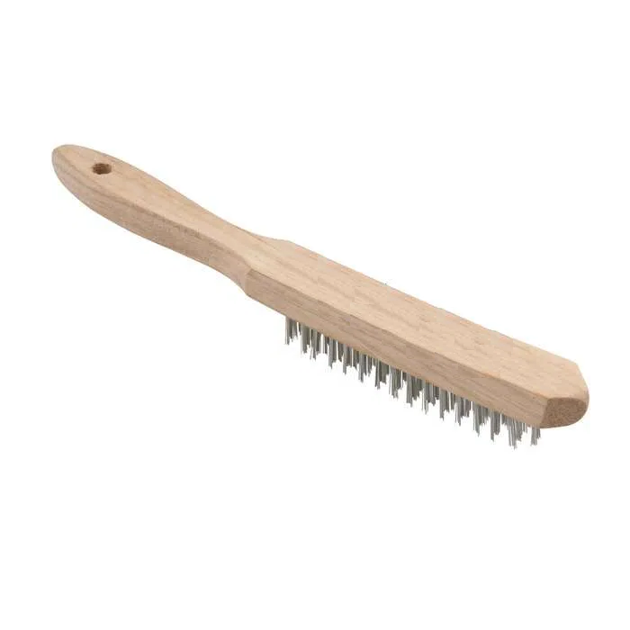 ESCOVA DE AÇO COM CABO 5 FILEIRAS FERTAK TOOLS