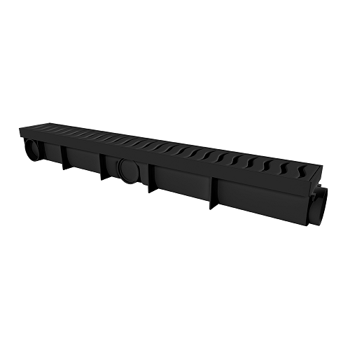 RALO SMART MODULAR 6X50CM GR ABS PRETO