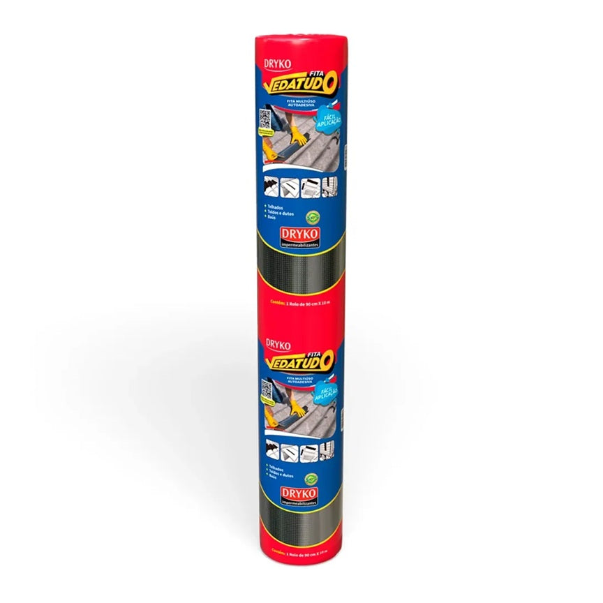 FITA MULTIUSO AUTOADESIVA 90CMX10M VEDATUDO