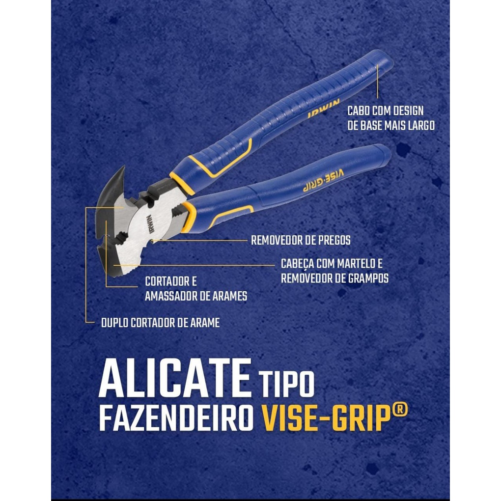 ALICATE FAZENDEIRO 10" IRWIN