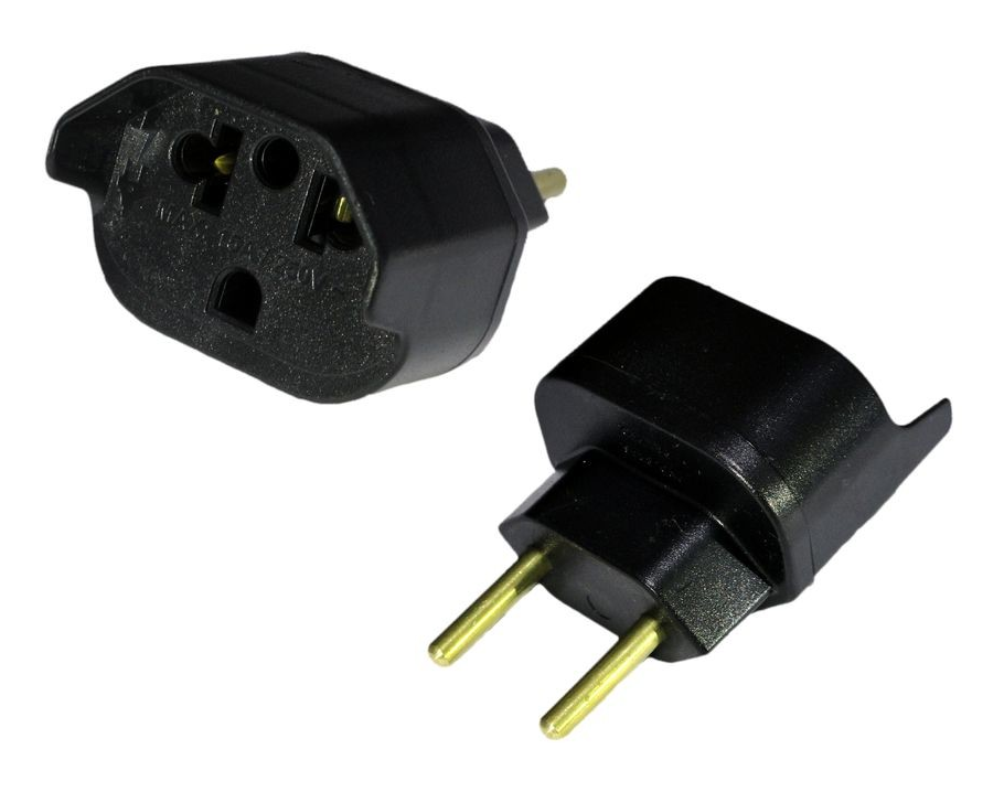 ADAPTADOR DE TOMADA MEIA ABA 2P+T AKIO