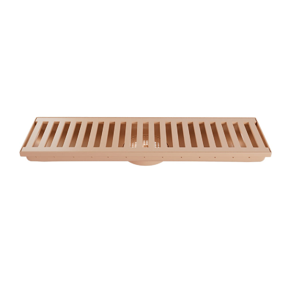 CAIXA COLETORA LINEAR DECORA 15X50CM BEGE ESTRELA