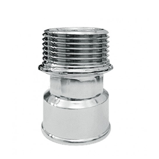 EXTENSÃO CURTA 3/4" ZAMAC CROMADO GARDEN