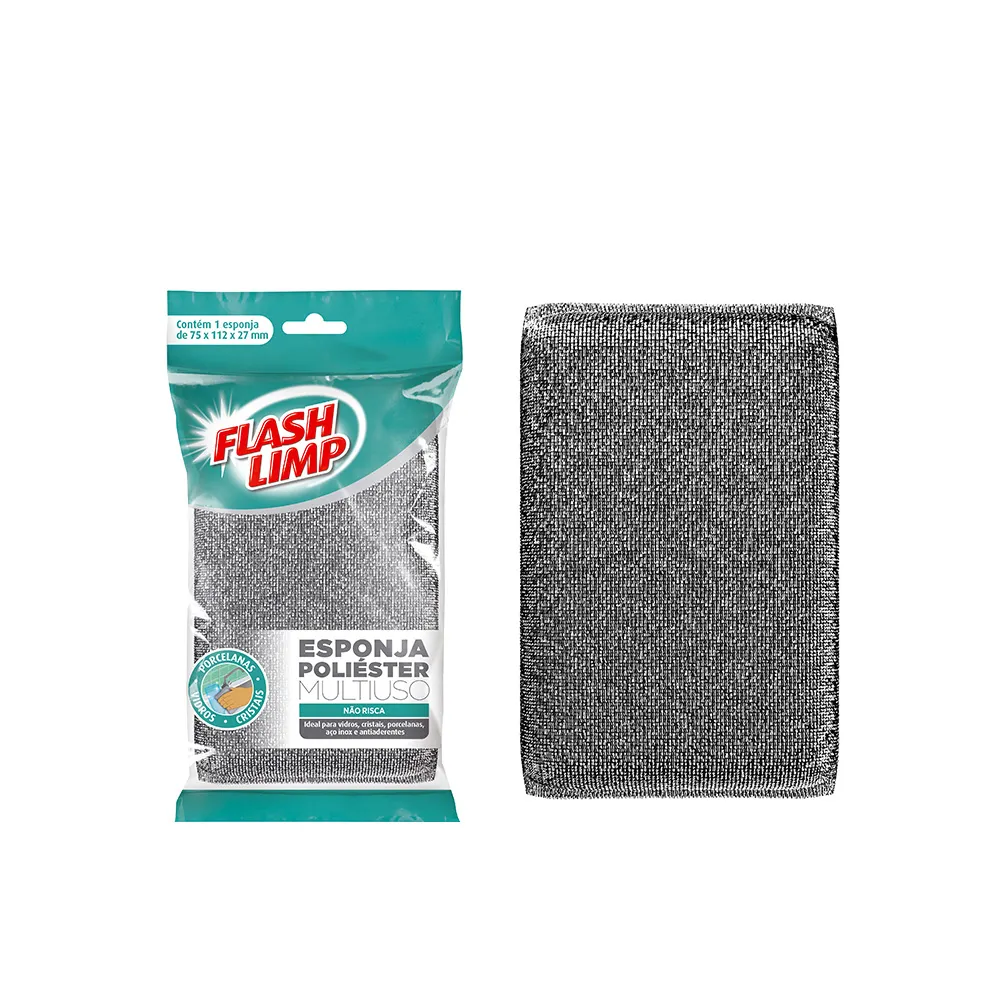 ESPONJA DE POLIESTER MULTI-USO FLASHLIMP