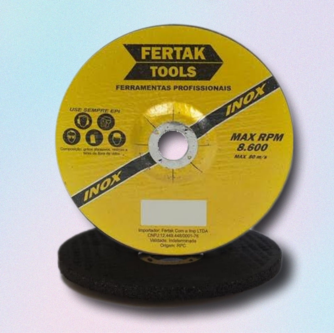 DISCO DE DESBASTE 115MM (4.1/2") FERTAK TOOLS