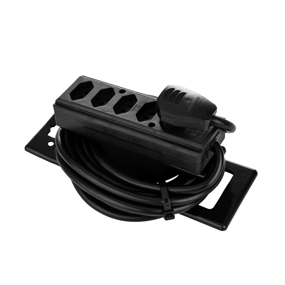 EXTENSÃO ODIN 2P+T 2,5MMX5M PRETO INTERNEED
