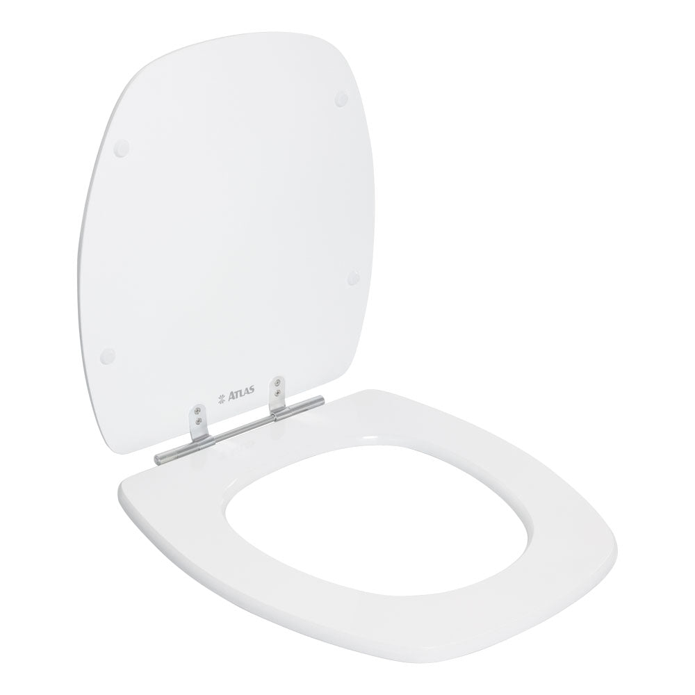 ASSENTO SANITARIO MDF LAQUEADO QUADRADO THEMA BRANCO ATLAS