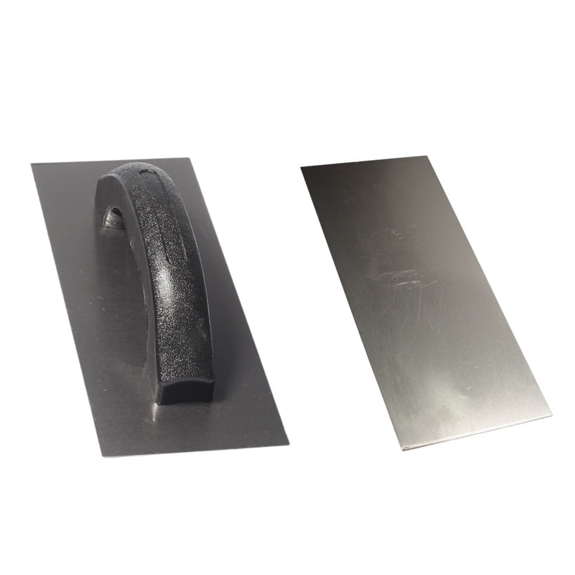 DESEMPENADEIRA DE AÇO LISA 10X25CM CABO REFORÇADO FERTAK TOOLS