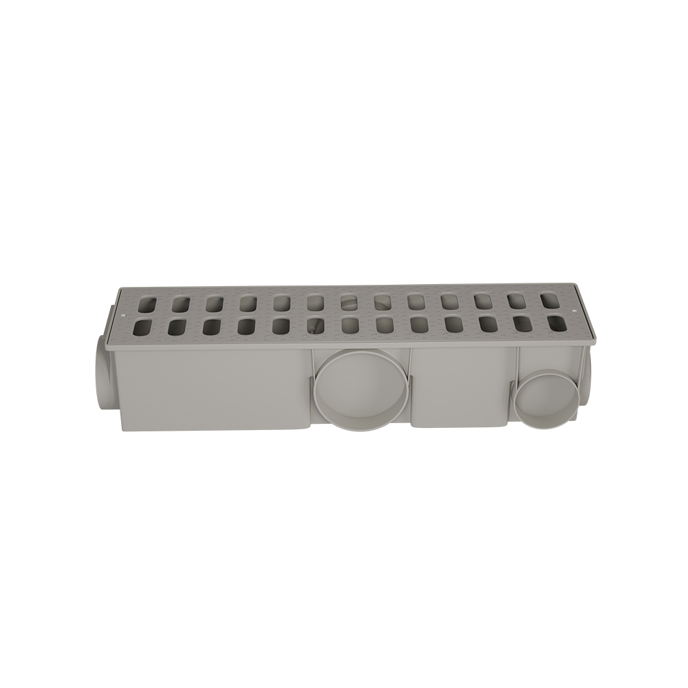 CAIXA COLETORA MODULAR 15X50CM CINZA ESTRELA