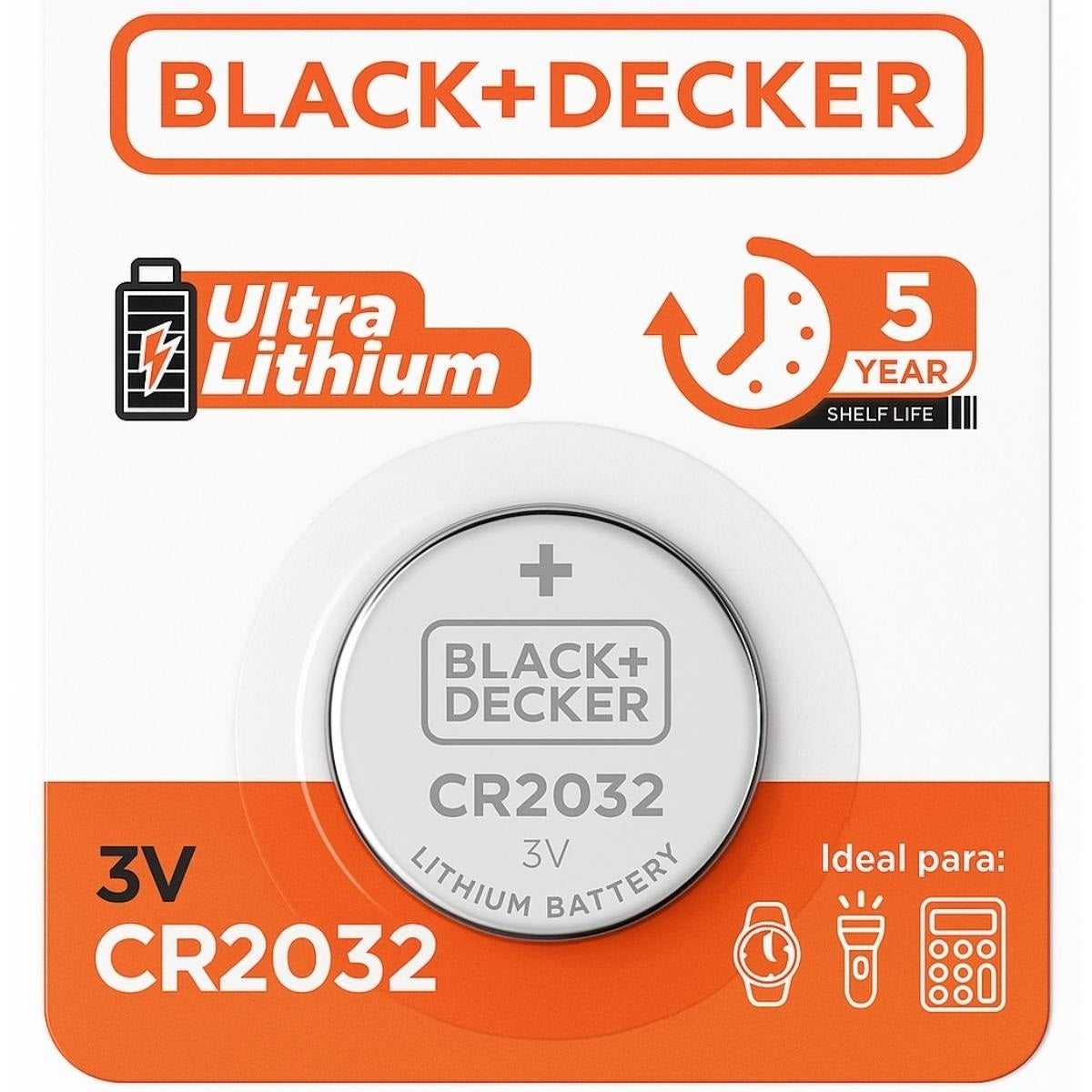 BATERIA DE LITIO CR2032 3V BLACK&DECKER