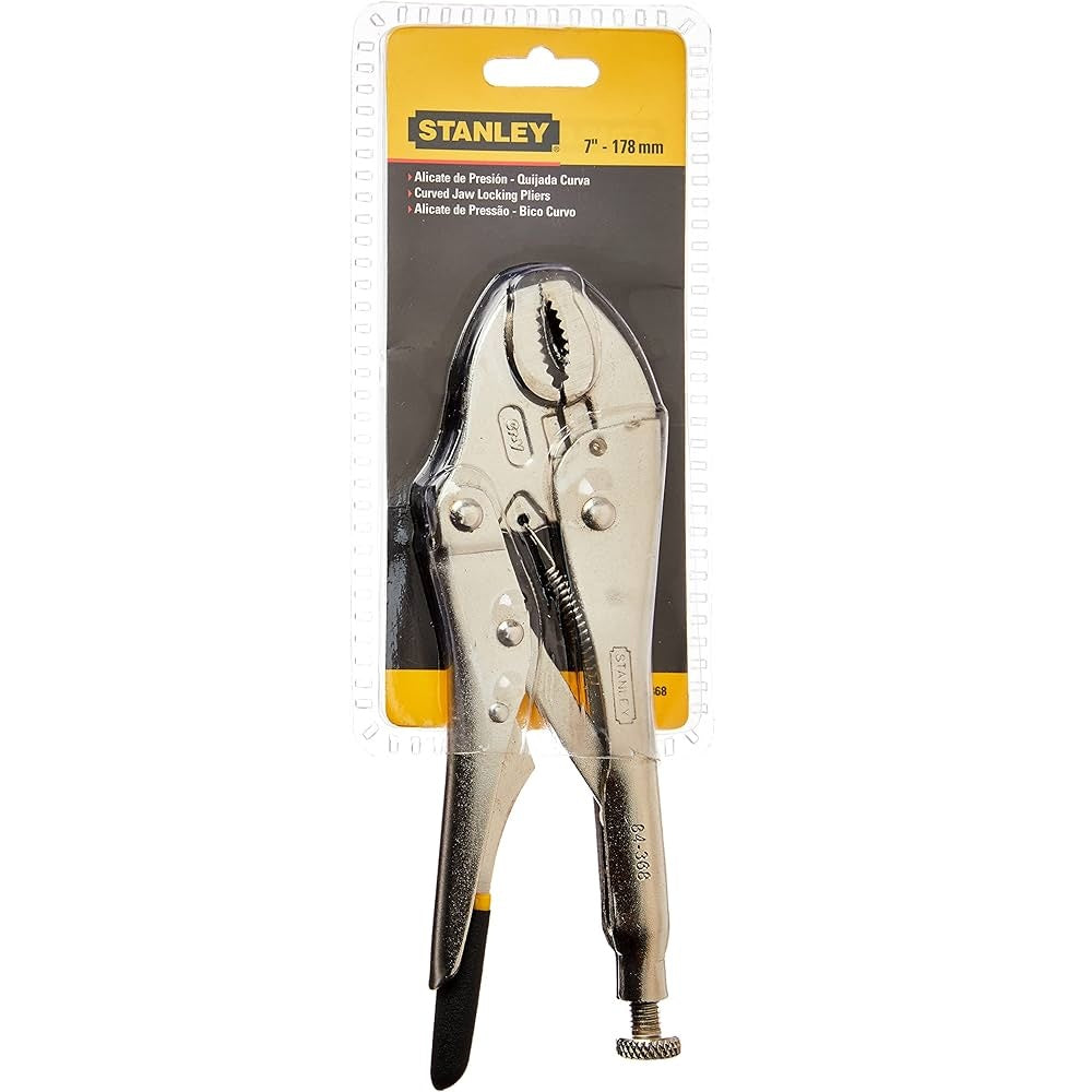 ALICATE DE PRESSÃO BICO RETO 7" (177MM) STANLEY