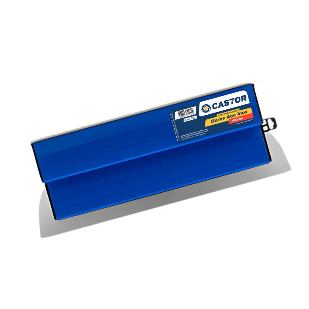 DESEMPENADEIRA DE AÇO BEROX NIVELAMAX 40CM CASTOR