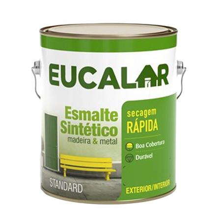 ESMALTE SINTÉTICO STANDARD 3,6L BRANCO EUCALAR