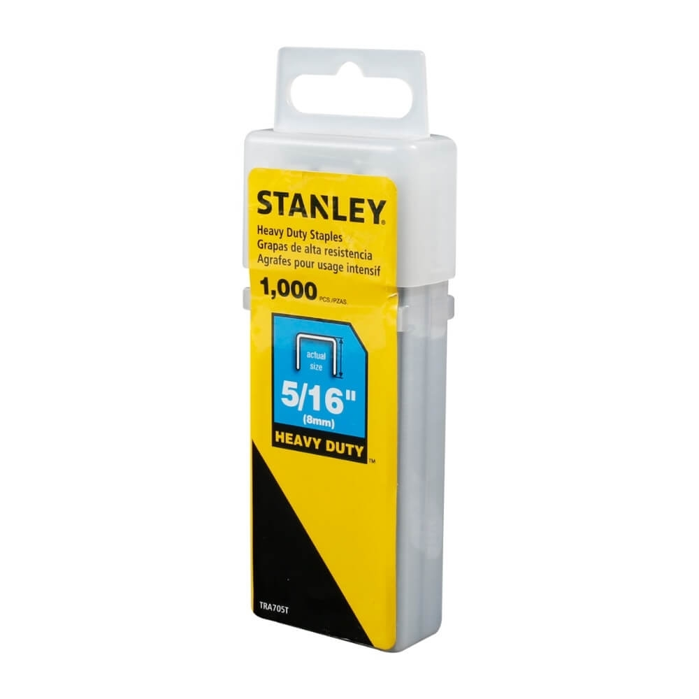 GRAMPO HEAVY DUTY 8MM 5/16" 1000 GRAMPOS STANLEY