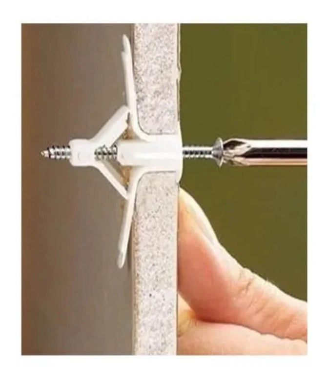 BUCHA PARA GESSO E DRYWALL GDP 2 PACOTINHO COM 3 PEÇAS