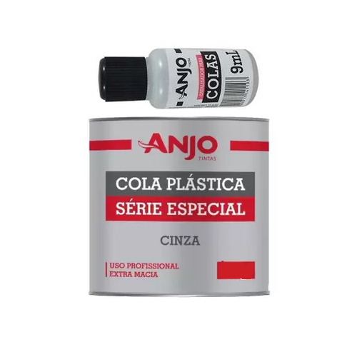 ADESIVO MASSA PLASTICA COM CATALISADOR 400G CINZA ANJO