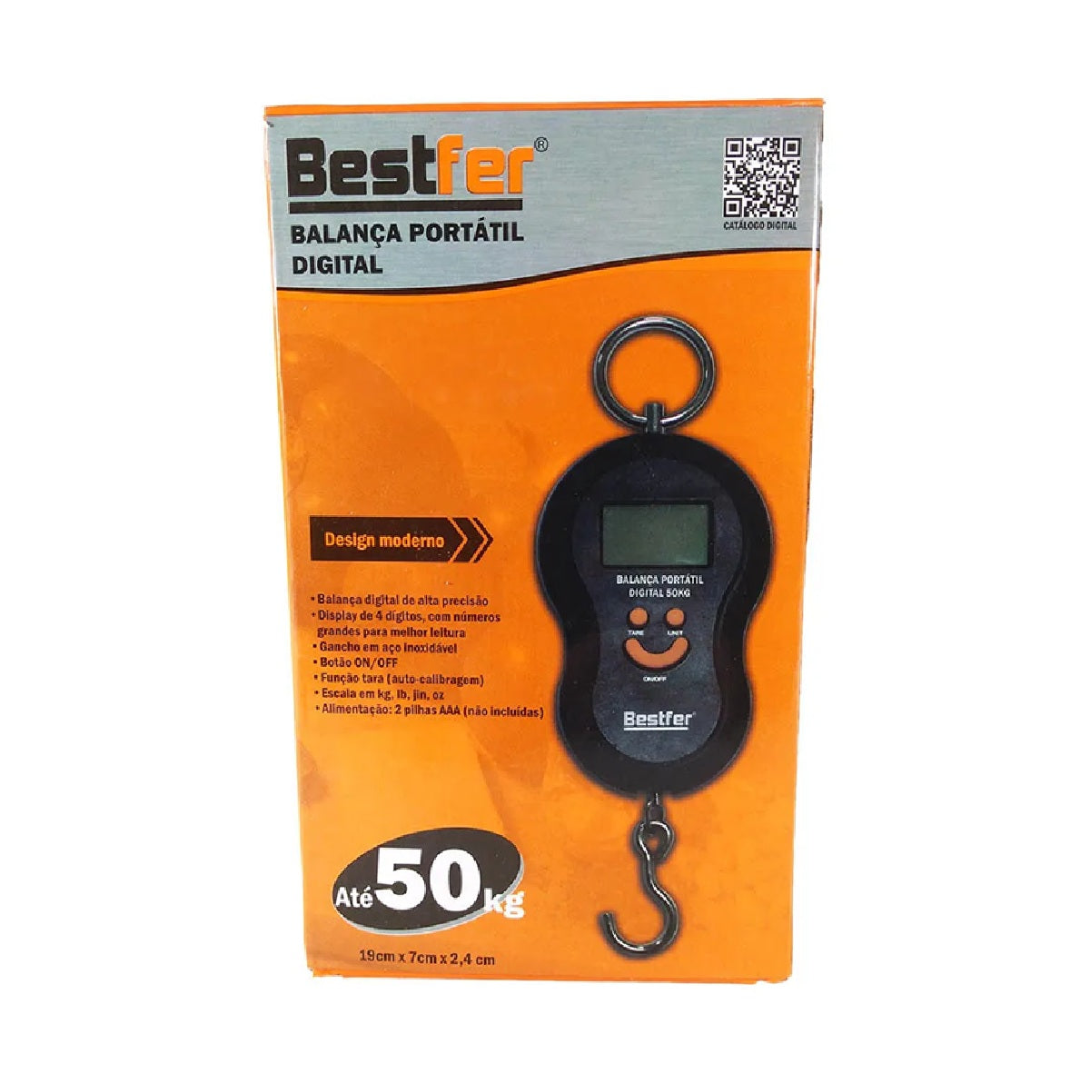 BALANCA PORTATIL DIGITAL 50KG BESTFER