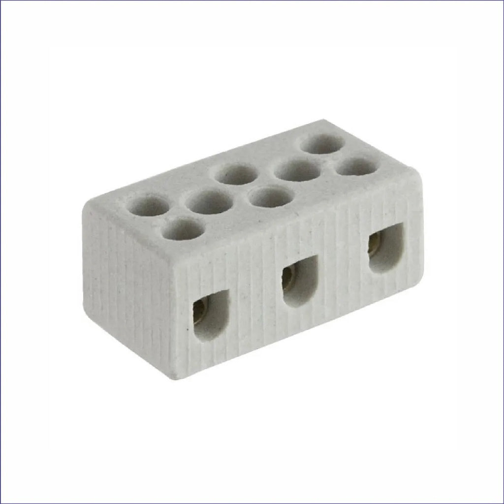 CONECTOR DE FIOS DE PORCELANA 6MM INTERNEED
