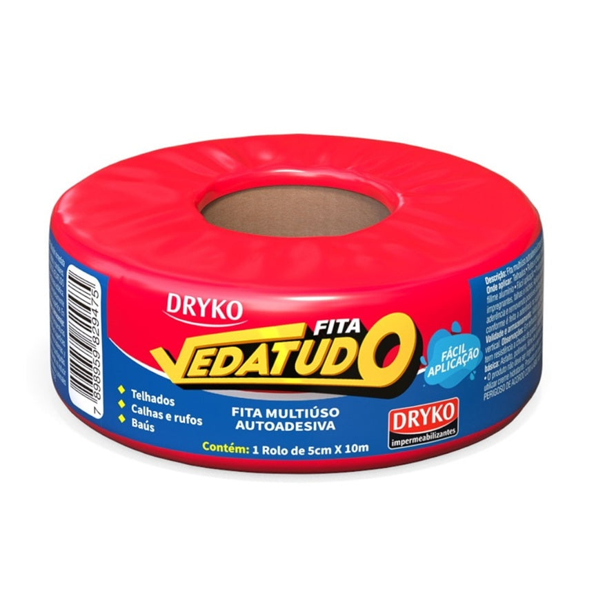 FITA MULTIUSO AUTOADESIVA 5CMX10M VEDATUDO