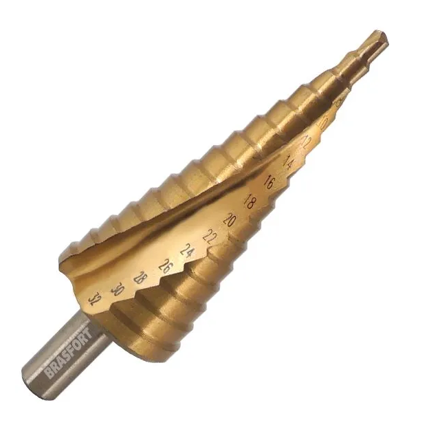 BROCA ESCALONADA 4,0X32MM BRASFORT