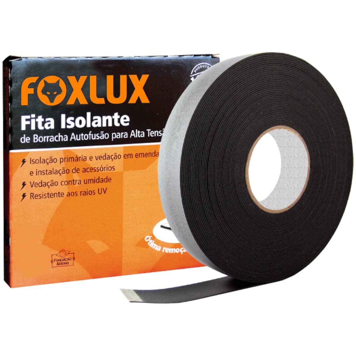 FITA ISOLANTE AUTOFUSÃO 19MMX2M FOXLUX