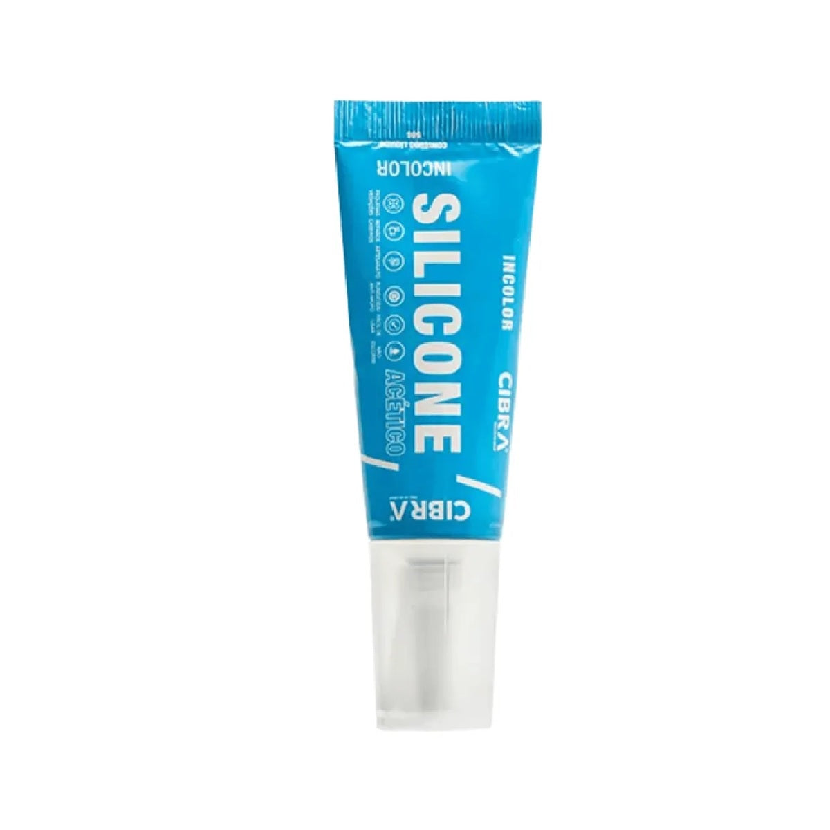 ADESIVO SILICONE ACETICO 50G INCOLOR CIBRA
