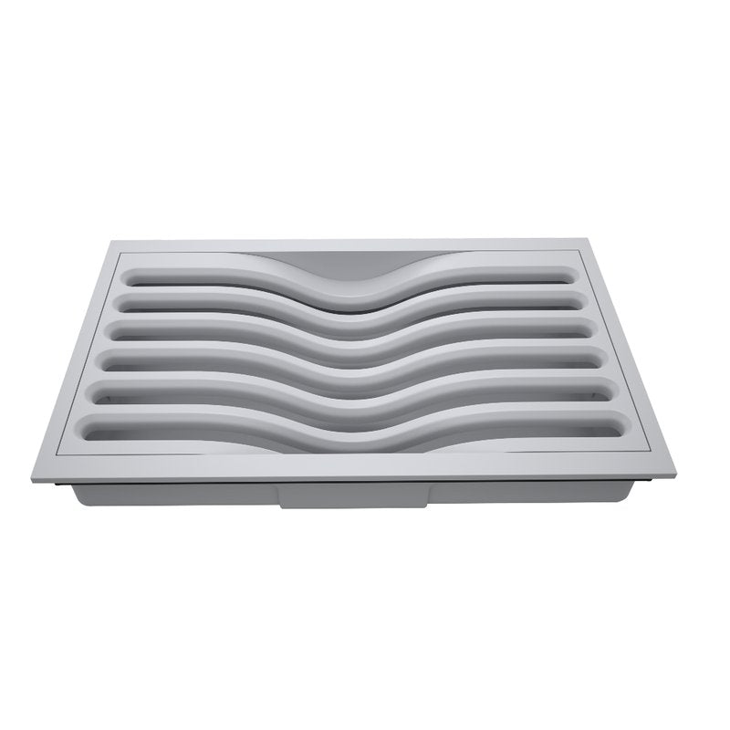 CANAL ORGANIZADOR PARA PRATOS BRANCO METASUL