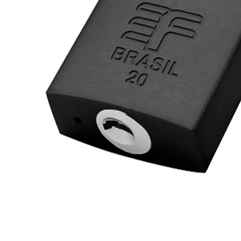 CADEADO 20MM PRETO FOSCO 3F